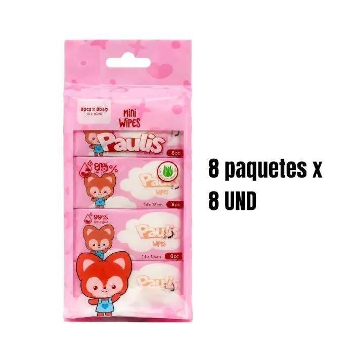 Toallitas Humedas Fox Paulis x8 M4