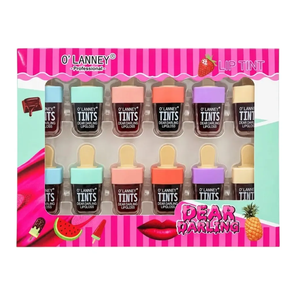 Tinta Labios Paleta Displey x12 Ref LC584
