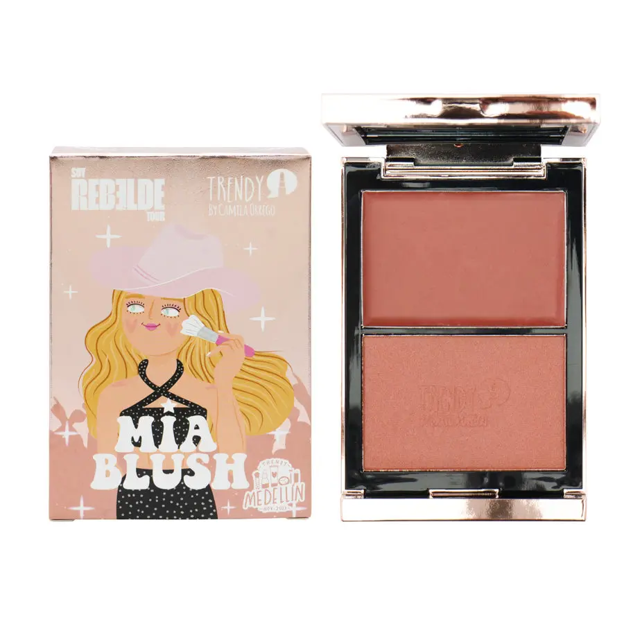 Rubor Blush Doble Mia RBD Trendy