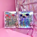 Kit X7 Brochas Diamantes Ref SZ1104 Colores Surtidos