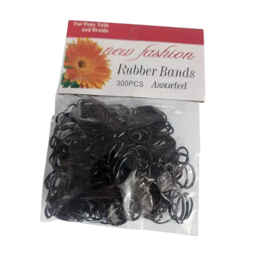 Cauchos Para El Cabello Color Negro
