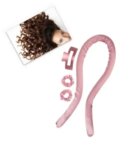 Set Para Ondas Sin Calor Rosado 
